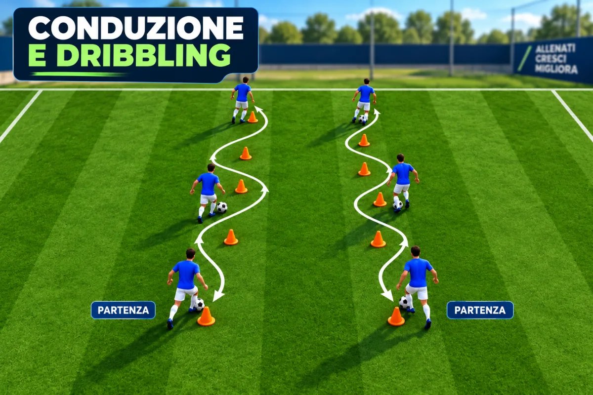 Esercizio — Conduzione e Dribbling